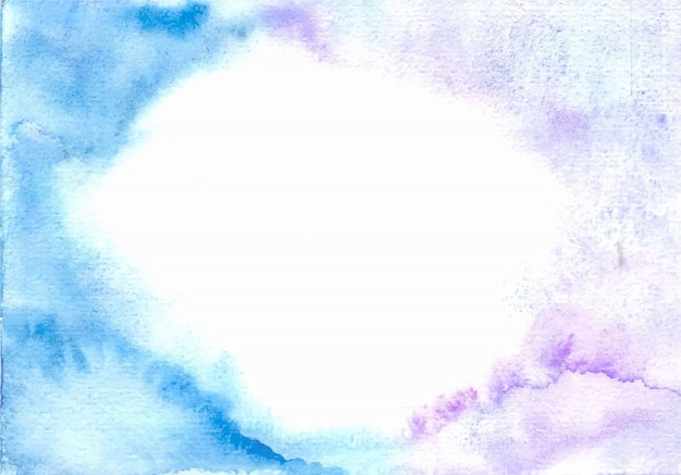 Vecteur fond aquarelle bleu violet doux