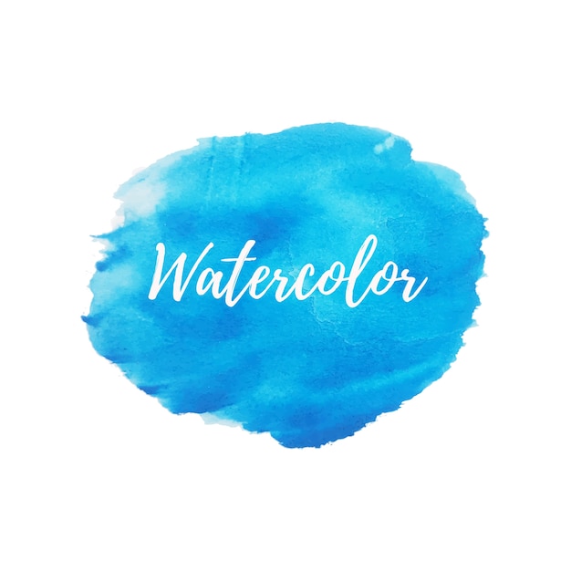 Fond aquarelle bleu