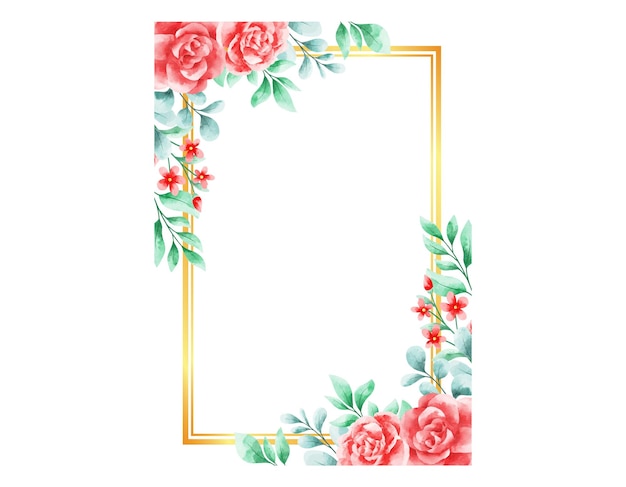 Fond aquarelle floral rose