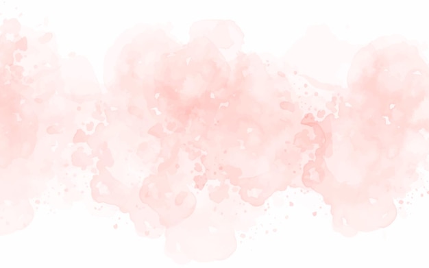 Vecteur fond aquarelle rose avec un fond blanc