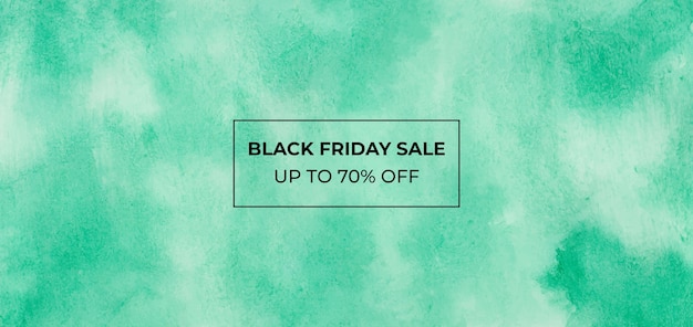 Fond D'aquarelle De Vente Blackfriday