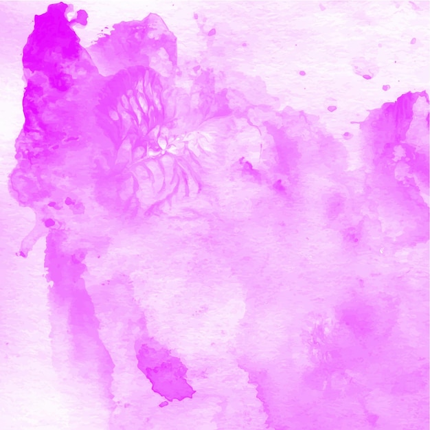 Un Fond Aquarelle Violet Et Rose Avec Une Fleur Dessus.