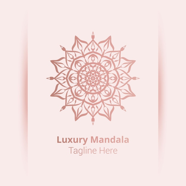 Fond D'arabesque De Mandala De Luxe