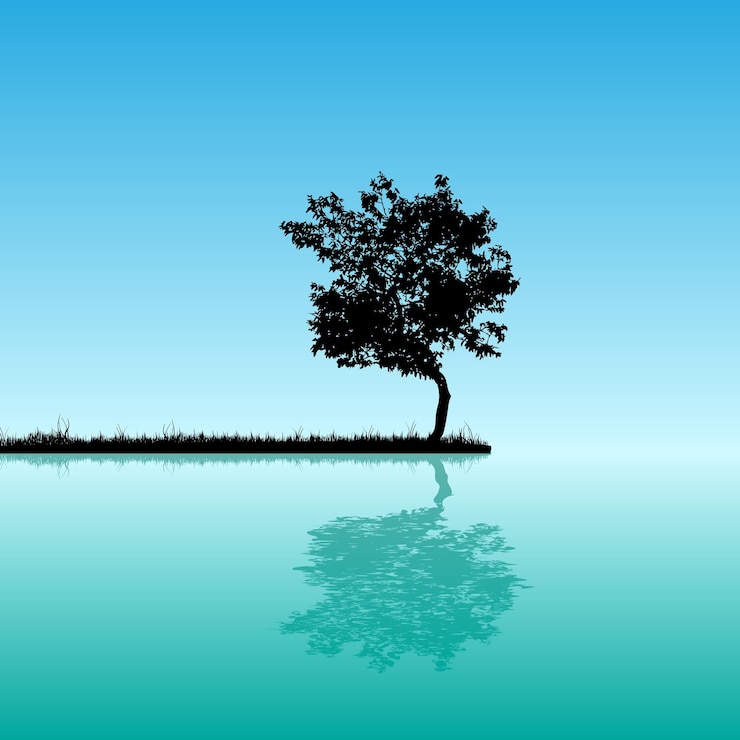Vecteur fond de l&#39;arbre