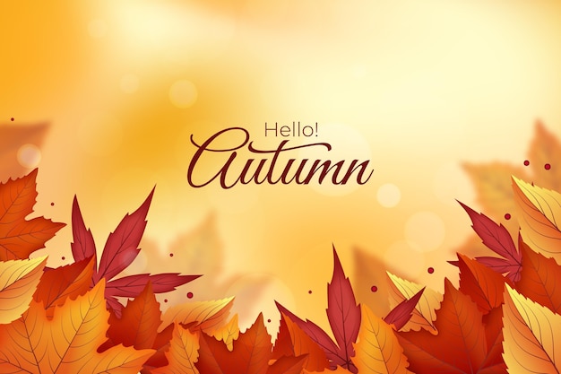 Fond d'automne réaliste