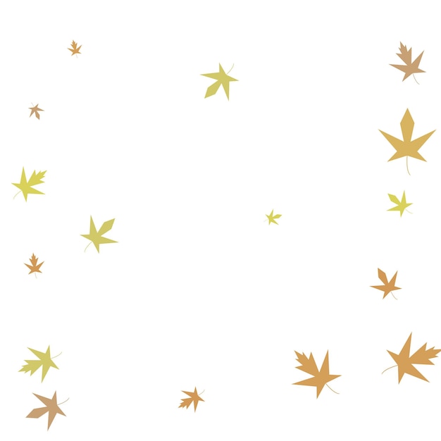 Fond D'automne Simple De Confettis D'érable D'automne