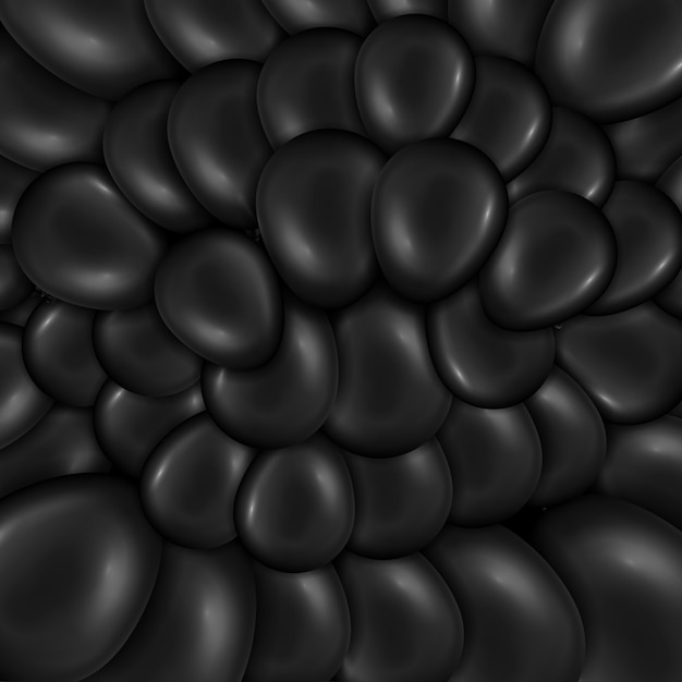 Fond avec des ballons Blak