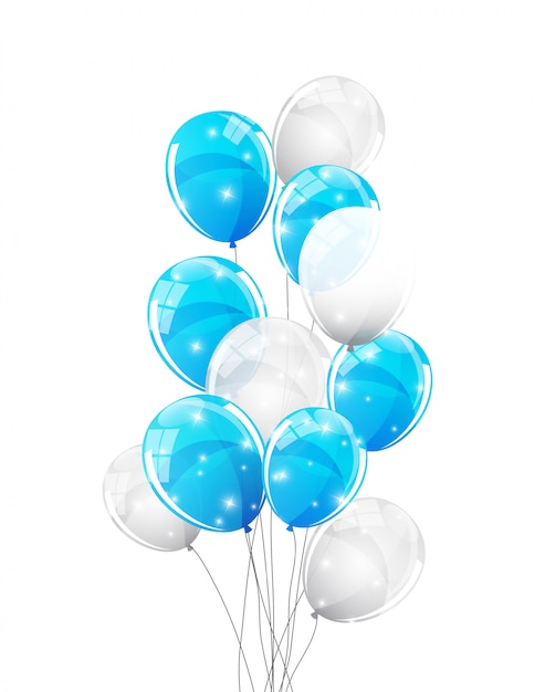 Fond de ballons brillants de couleur