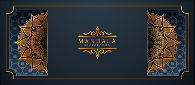 Fond De Bannière De Luxe Mandala Arabesque