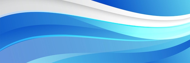 Fond de bannière de technologie numérique bleu foncé dégradé abstrait moderne