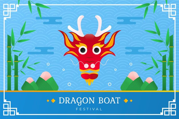 Fond De Bateau Dragon Design Plat