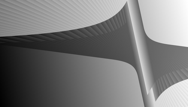 Fond blanc avec copie de lignes ondulées