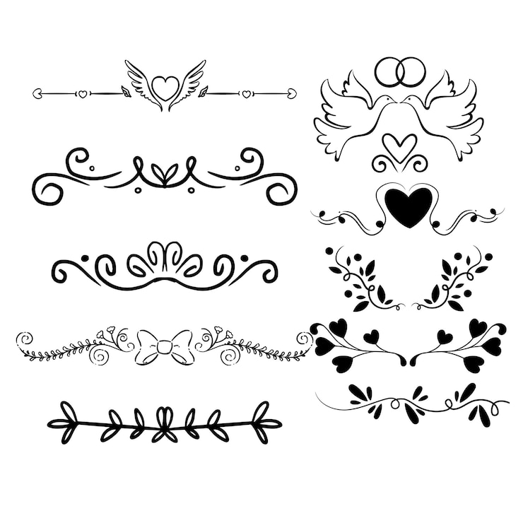Vecteur un fond blanc avec un dessin noir et blanc et le mot " amour " sur lui