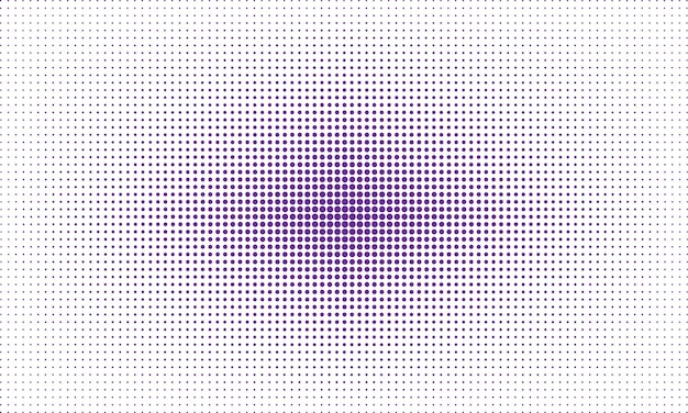 un fond blanc avec un point violet dessus