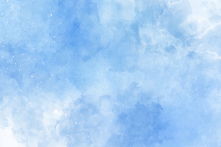 Vecteur fond bleu aquarelle