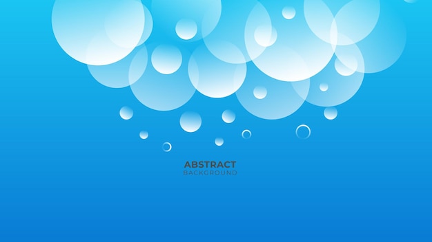 Fond bleu avec concept d'entreprise moderne. Couche de papier cercle bleu abstrait. Courbes et lignes utilisées pour la bannière, la présentation, la couverture, l'affiche, le papier peint, la conception avec un espace pour le texte