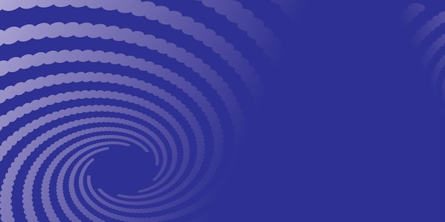 Vecteur un fond bleu avec un dessin en spirale au centre.