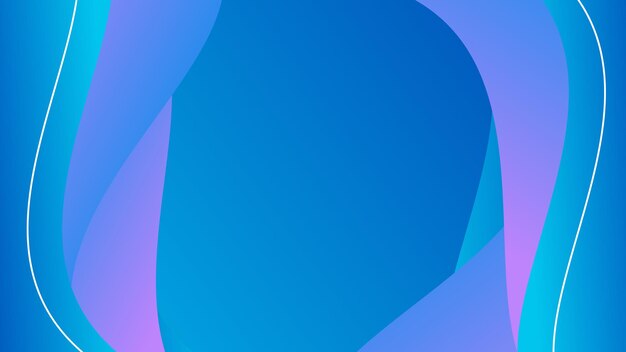 Fond bleu géométrique moderne. Composition de formes dynamiques