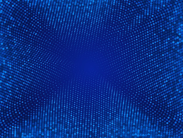 un fond bleu avec un motif de points et de points