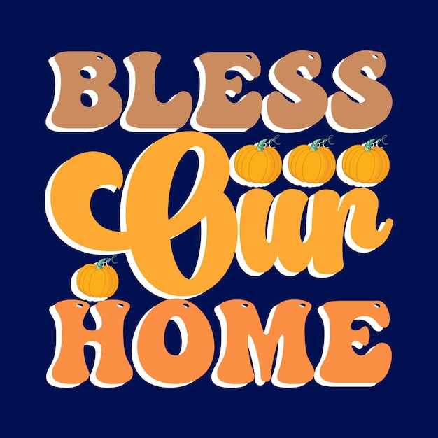 Un fond bleu avec les mots bless gun home dessus