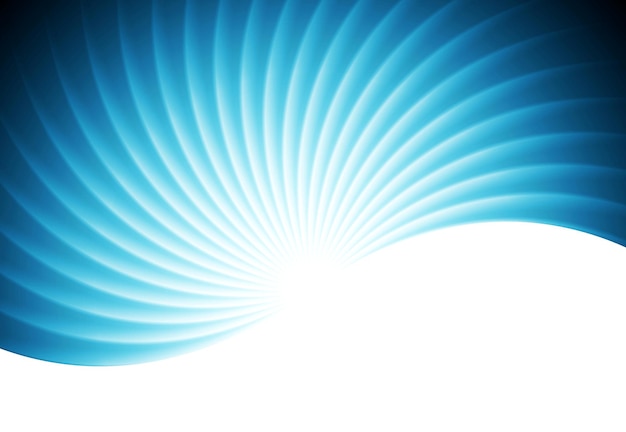 Fond bleu ondulé abstrait tourbillon. Conception d'art vectoriel