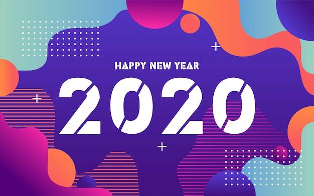 Fond De Bonne Année 2020