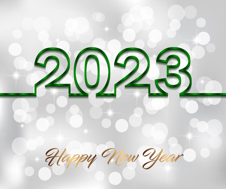 Vecteur fond de bonne année 2023