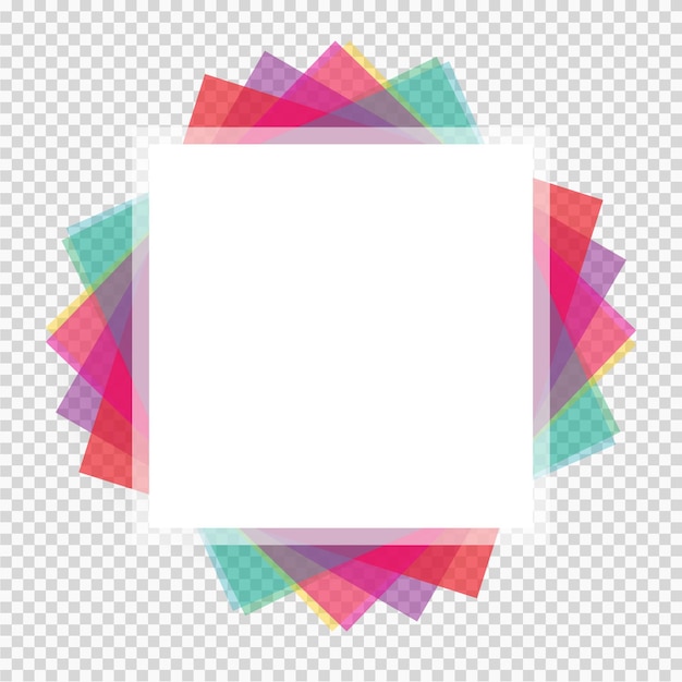 Fond de bordure de cadre géométrique abstrait Éléments de conception pour le dépliant ou l'affiche d'entreprise de magazine de page de garde