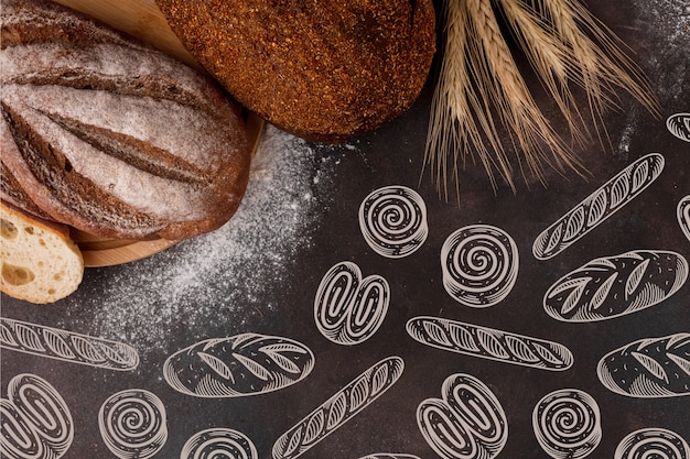 Fond de boulangerie