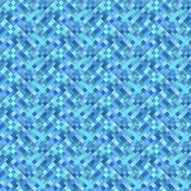 Fond carré diagonal sans couture dégradé bleu