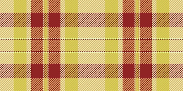 Fond à carreaux classique, chambre à coucher sans couture, tartan vectoriel, tissu de texture textile à motif net en ambre et en couleurs claires