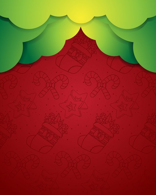 Fond De Carte Cadre Joyeux Noël Vecteur Premium