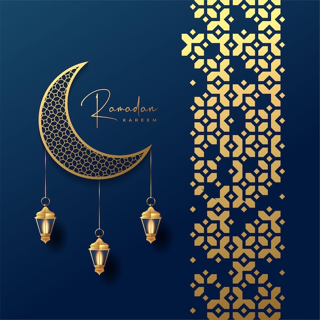 Fond De Carte De Voeux Ramadan Kareem