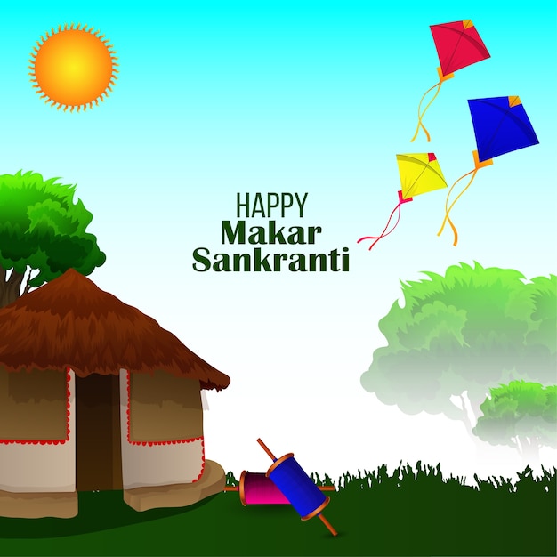 Fond De Célébration Heureux Makar Sankranti