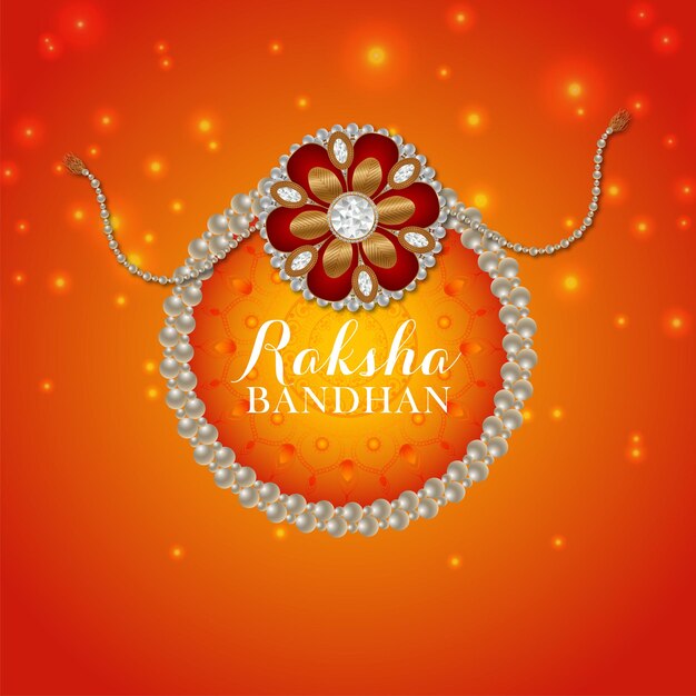 Fond de célébration joyeux raksha bandhan