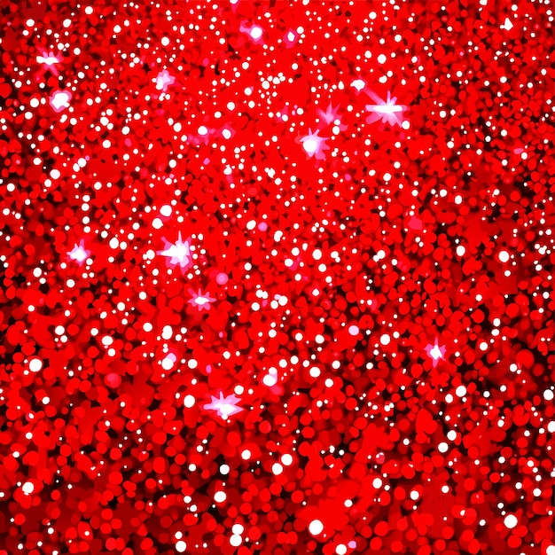 Vecteur fond de célébration de paillettes rouges