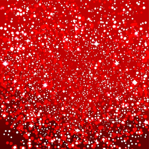 Vecteur fond de célébration de paillettes rouges