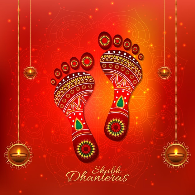 Fond De Célébration Shubh Dhanteras