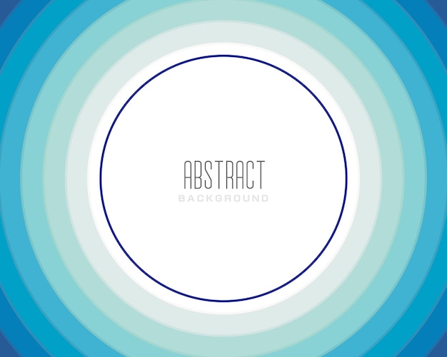 Vecteur fond de cercle bleu abstrait moderne