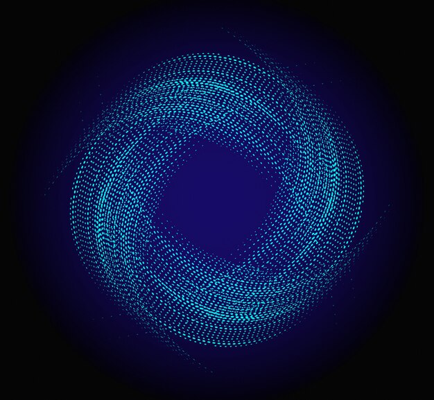 fond de cercle bleu