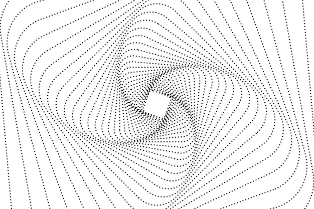 Vecteur fond de cercle spirale design plat