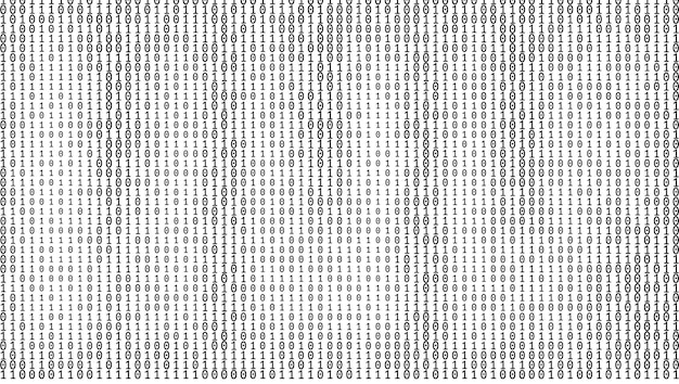 Fond de chiffres de code binaire dégradé