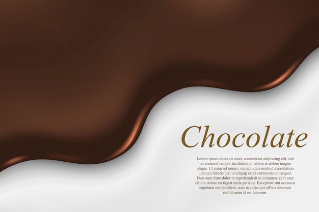 Fond De Chocolat Liquide