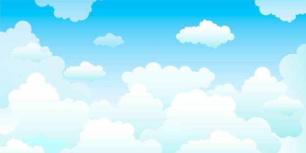Fond de ciel pour la vidéoconférence