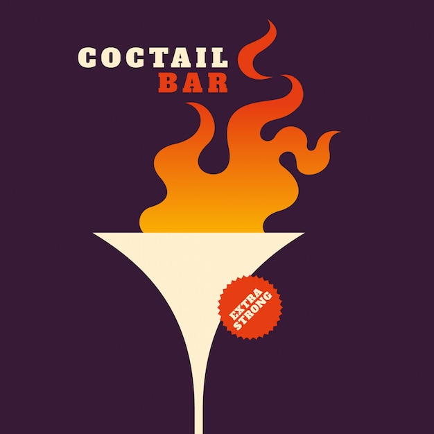 Vecteur fond de cocktail