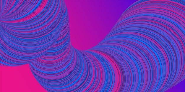 Fond coloré arc-en-ciel Rayures flux vague Conception abstraite fluide