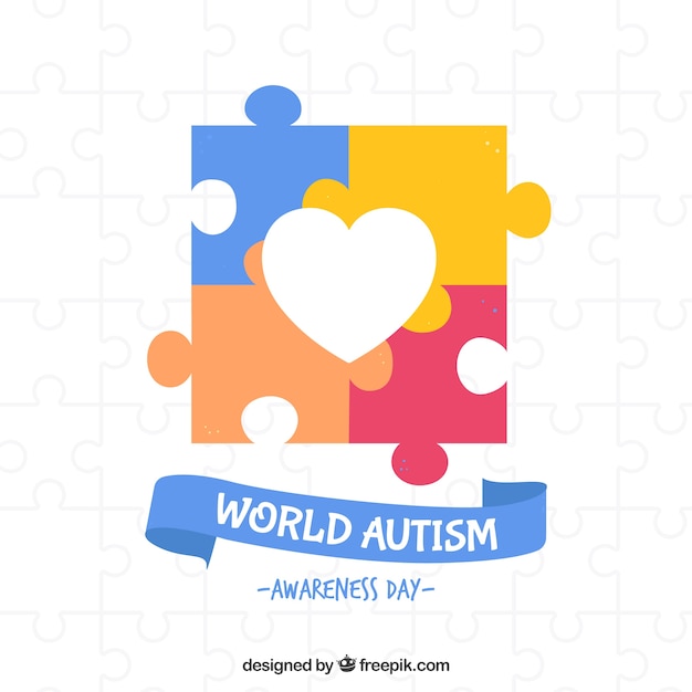 Fond Coloré De La Journée Mondiale De L'autisme