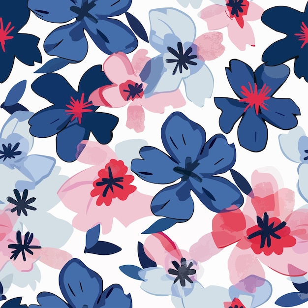un fond coloré avec un motif floral papier peint fleur