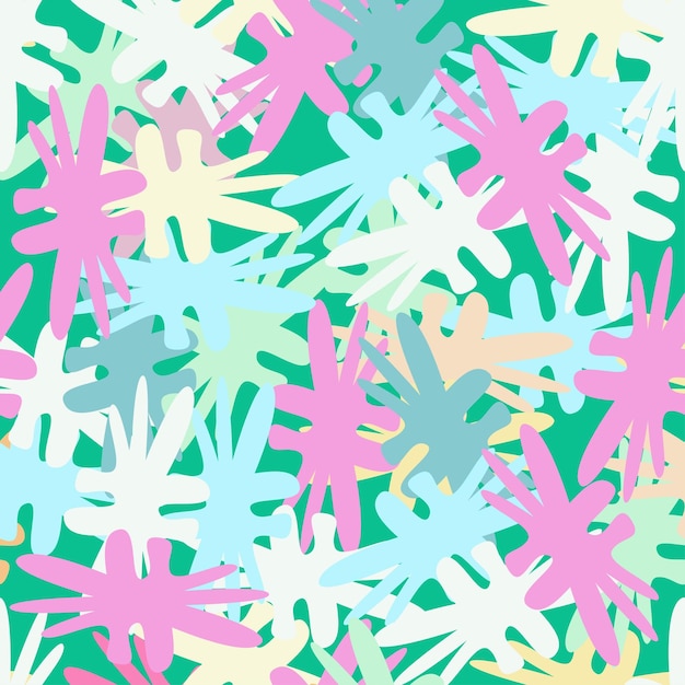 un fond coloré avec les mots mains en bas