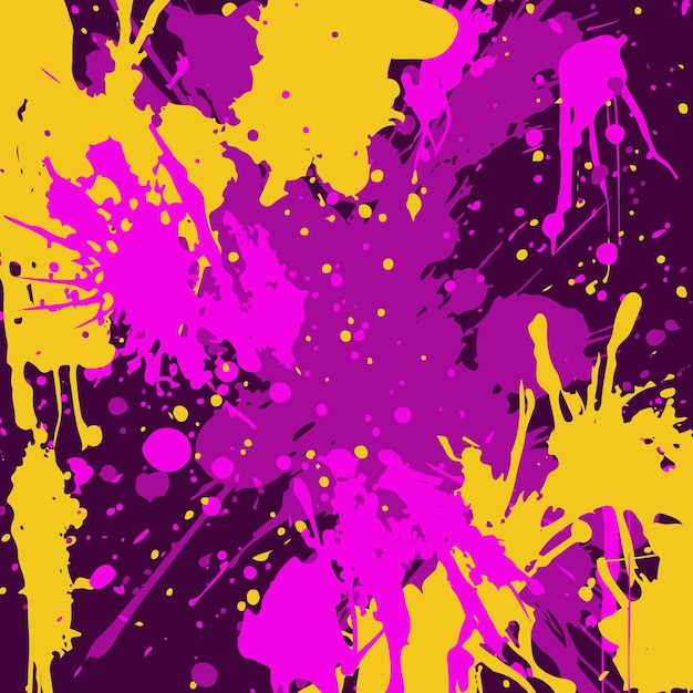 Fond coloré avec des taches de peinture Abstract vector background